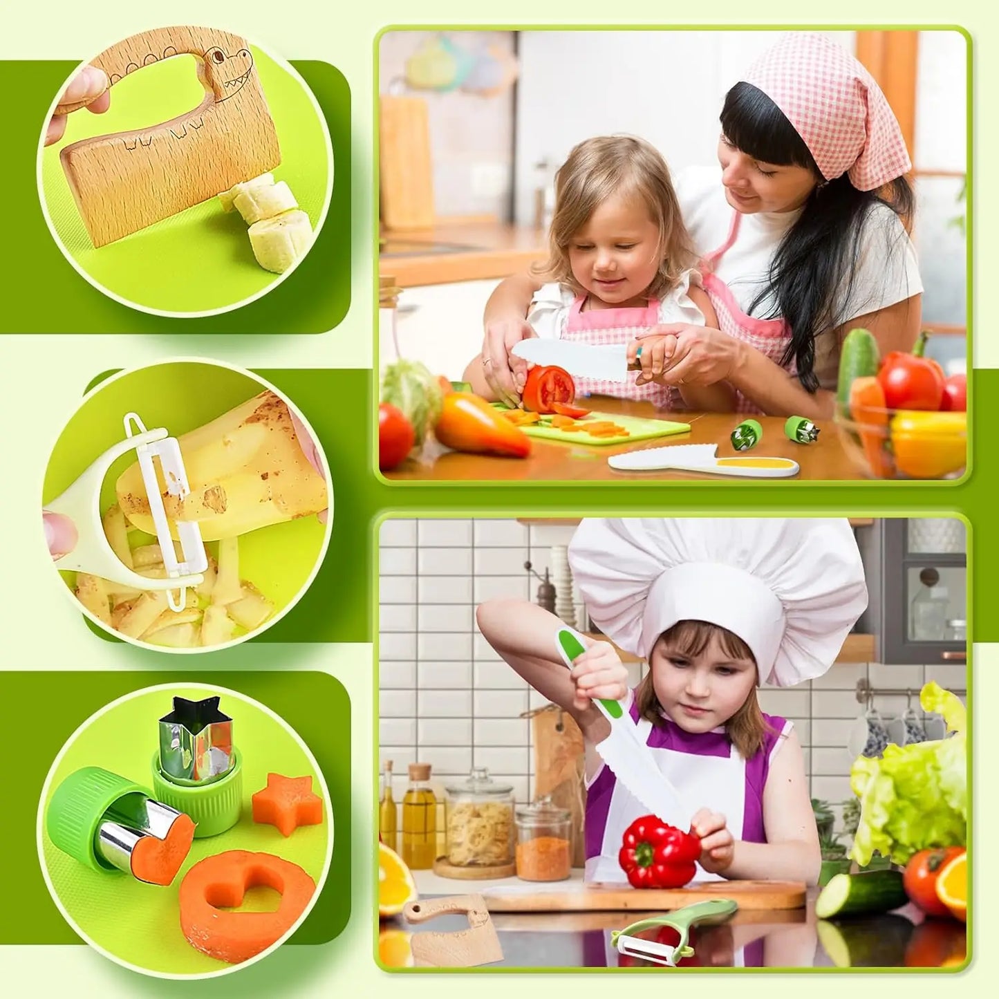 🐸 Set “Petit Chef Fun” – Jeu de Cuisine Éducatif et Amusant ✨